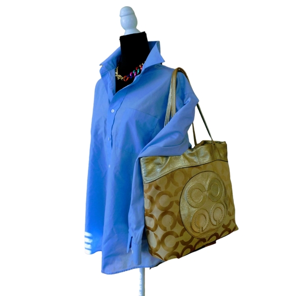 Coach Monogram Shoulder Bag - Picture 9 of 16